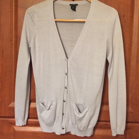 Ann Taylor lilac cardigan