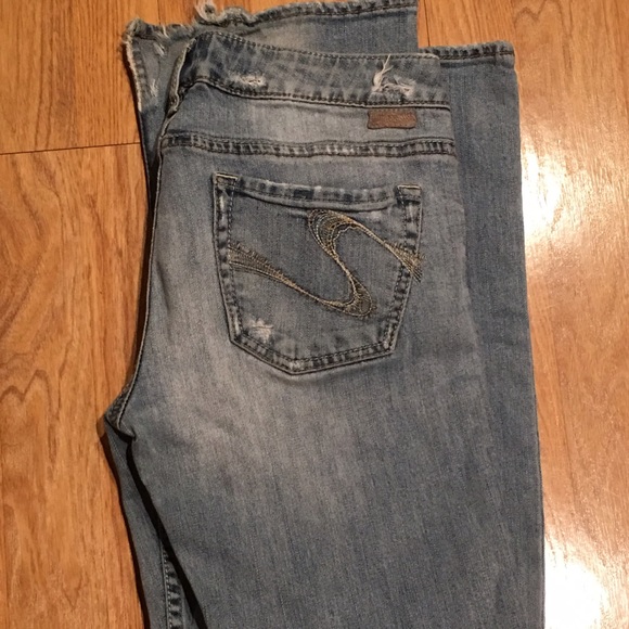Silver women's jeans..28/33
