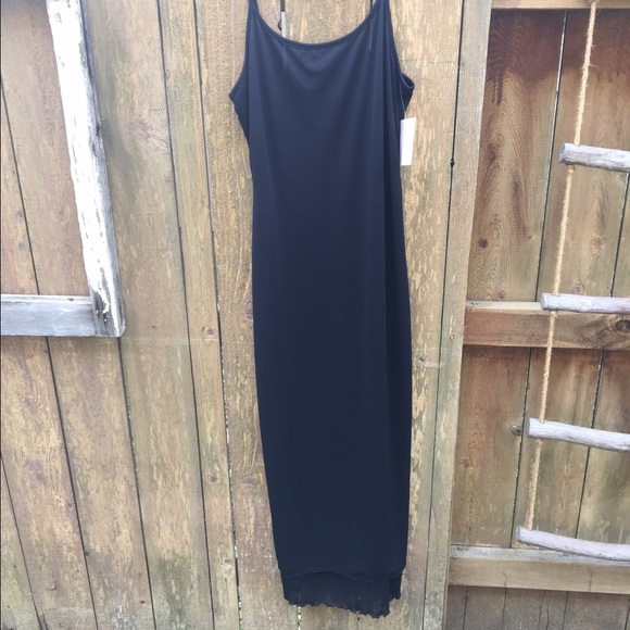 Black long dress