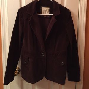 Sonoma Brown Corduroy Blazer Jacket