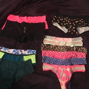 Set of 12 PINK panties