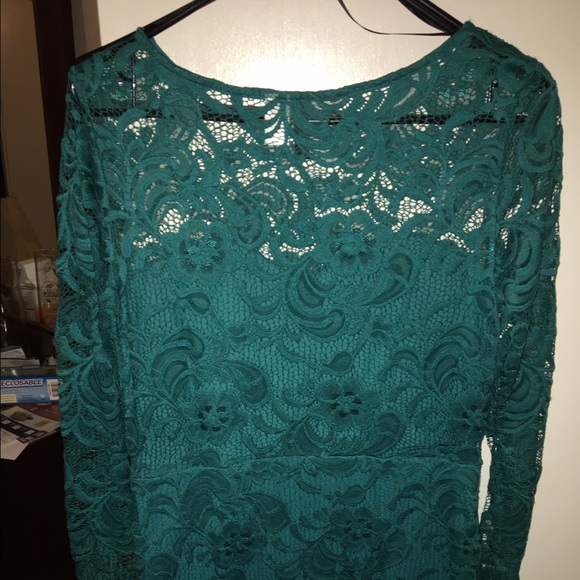 Teal dress - Picture 2 of 4