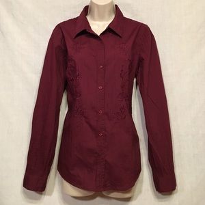 Burgundy Wine Blouse