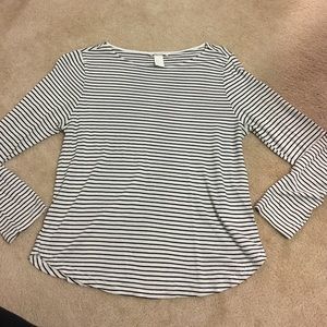 H&M Striped Long Sleeve Shirt