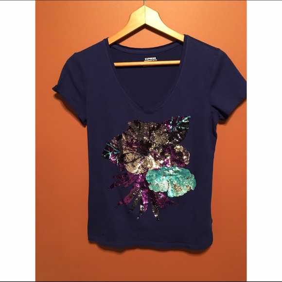 Express Tops - {Express} Sequin Tee