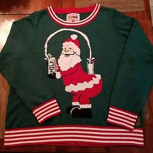 Break the internet tipsy elves christmas sweater