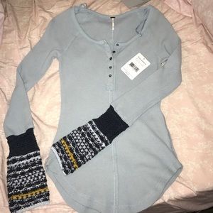 Free People knit shirt