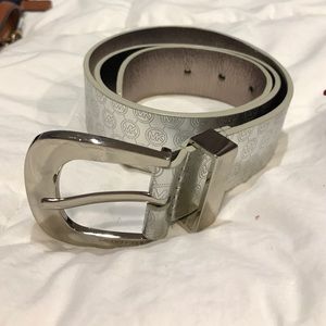 Michael Kors Silver Belt