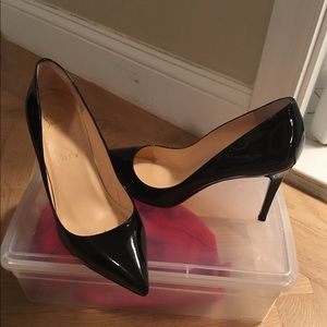 Christian Louboutin patent pumps