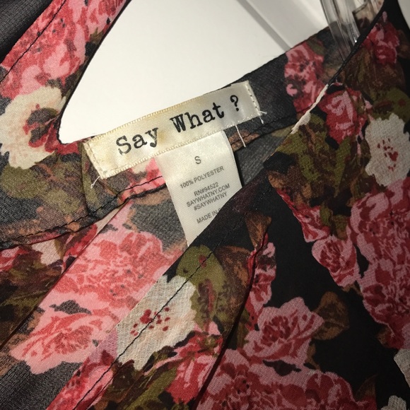 Floral chiffon kimono - Picture 2 of 3