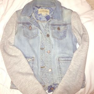 Pilcro denim/jersey jacket