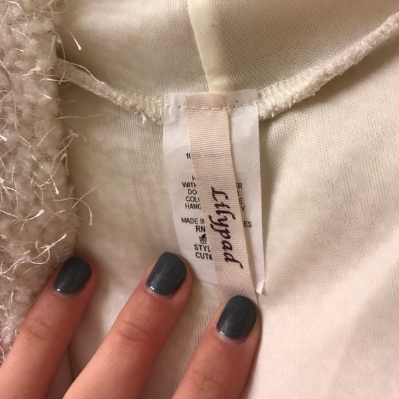 Lilypad textured knee length vest - Picture 4 of 4