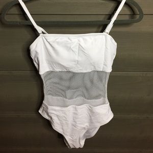 Missguided White Swimsuit