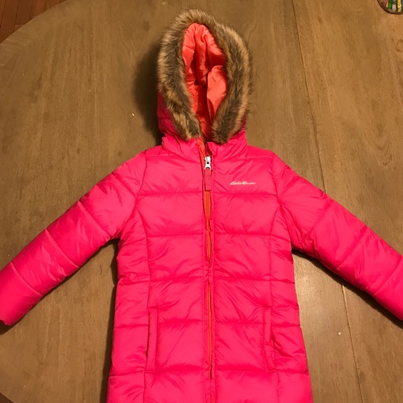 Little girls Eddie Bauer puffer coat