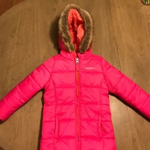 Little girls Eddie Bauer puffer coat