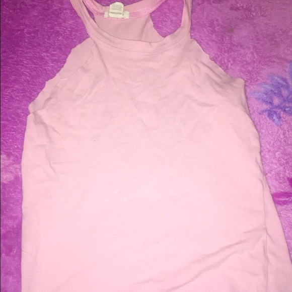 pink halter top
