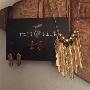 Necklace and matching earrings