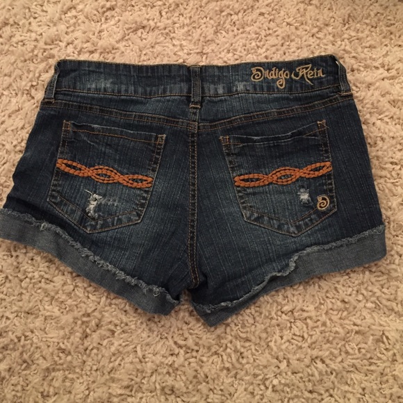 Ripped Denim Shorts - Picture 2 of 3
