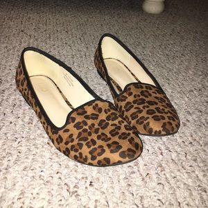 Cheetah print flats