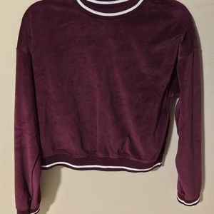 Kendall+Kylie Red velvet Sweater
