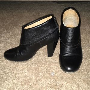Black Merona booties from Target