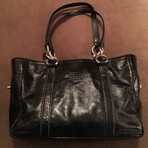 Patten Leather Coach Bag