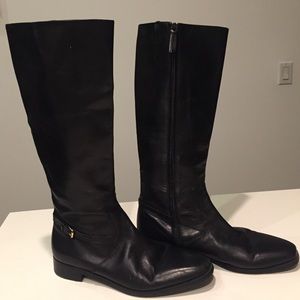 Black Lauren Ralph Lauren riding boots
