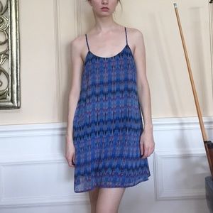 Breezy blue slip dress