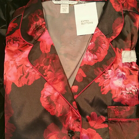 Victoria's Secret long satin pajamas