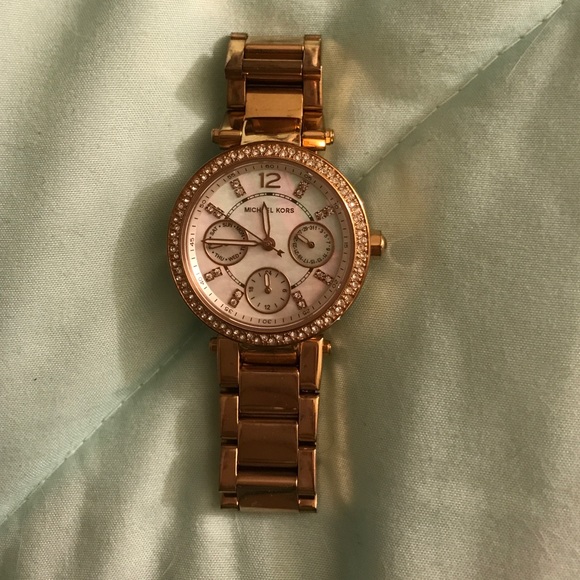 MK Rose Gold Watch