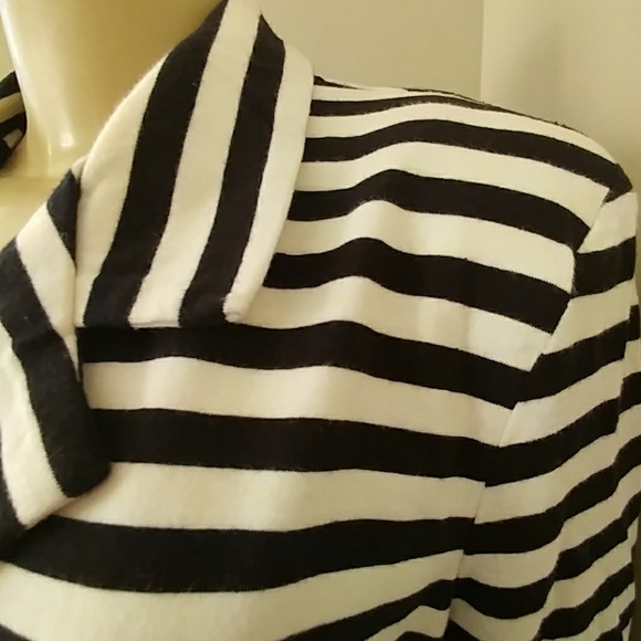 🔥MONTEAU🔥 STRIPE BLAZER - Picture 2 of 7