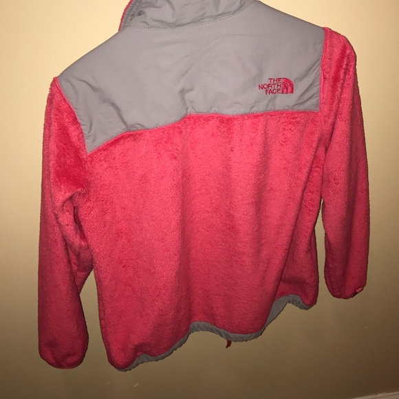 Girls Large(14/16) North Face fuzzy jacket - Picture 4 of 4