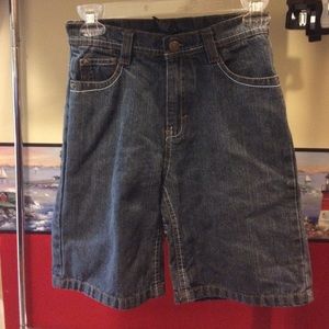Boys blue jean short