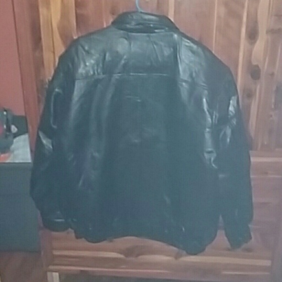 Genuine BUFFALO LEATHER JACKET (M) - Picture 2 of 4