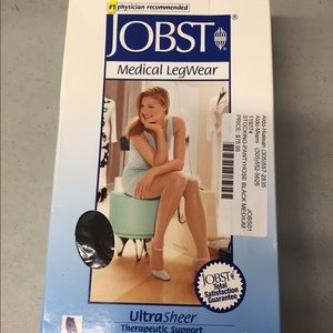 NWT Jobst black varicose veins pantyhose.