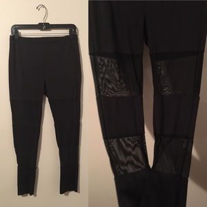 Sheer Panel Leggings.