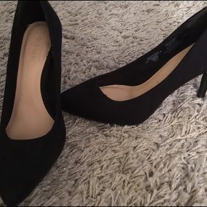 Suede Black Old Navy Pumps