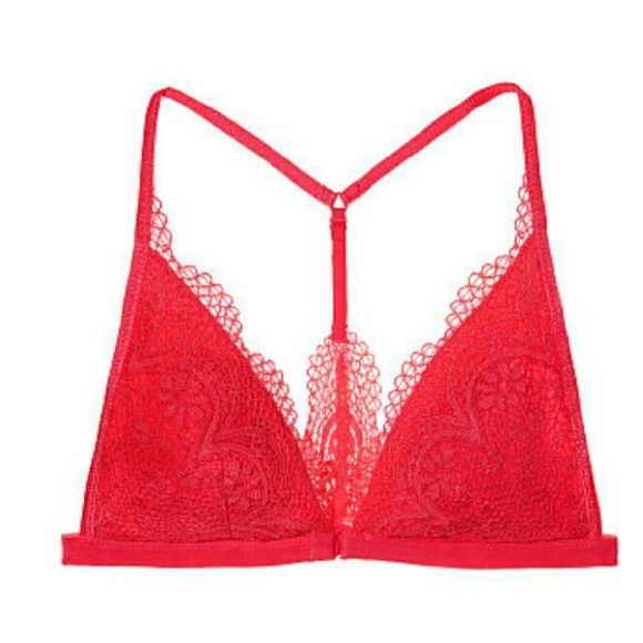 NWT red Victoria's Secret lace set