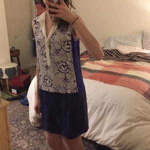 Rebecca Taylor floral shirt dress