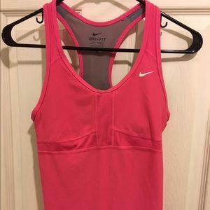 Bright pink Nike Dry-Fit tank!