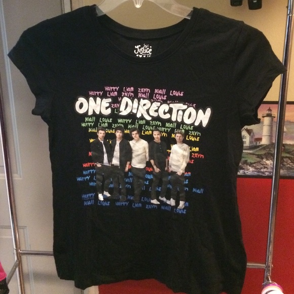 Justice One Direction tee Size 16