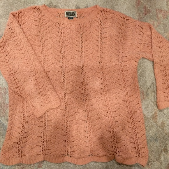 Coral sweater