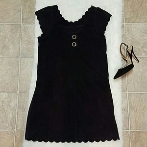 Madison Marcus Scalloped Dress