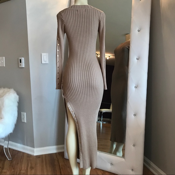 Midi Sweater Bodycon Dress - Picture 7 of 7