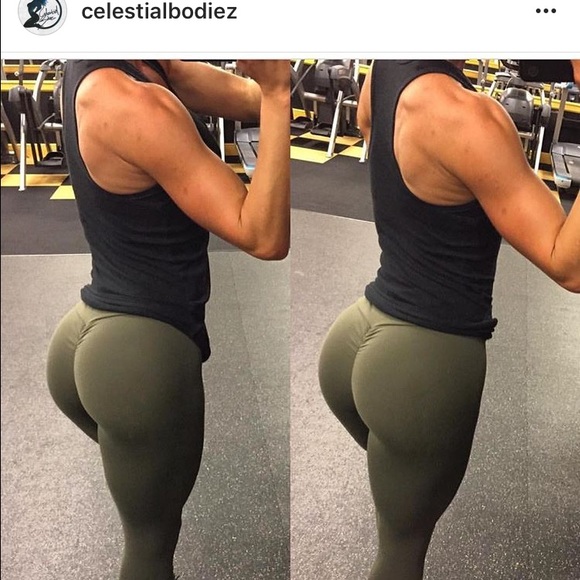 Olive workout leggings