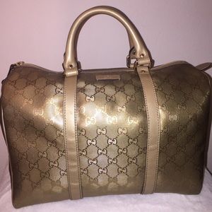 GUCCI ✨ METALLIC GOLD SPEEDY BAG ✨
