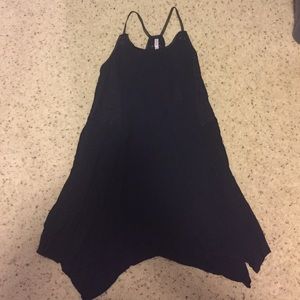 Navy shark bite tank dress