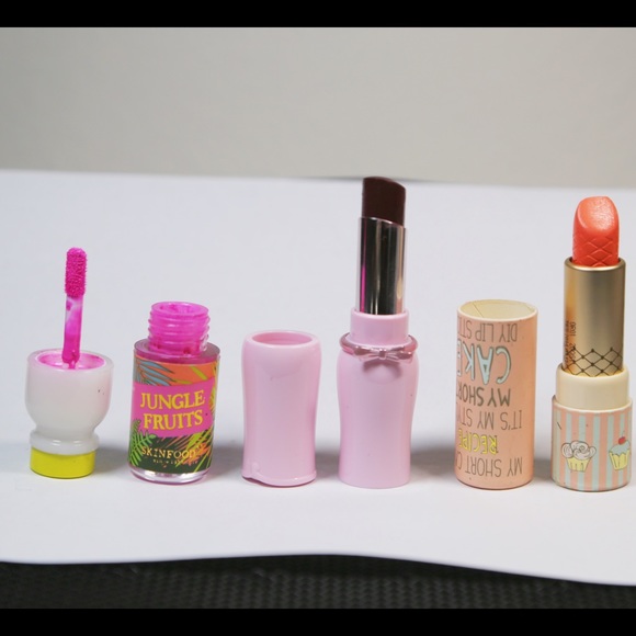 Korean Makeup lips Bundle (Skin Food, Etude House)