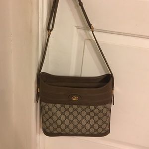 Gucci purse brown and tan authentic