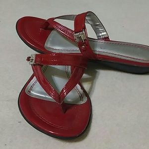 Red Flip Flops